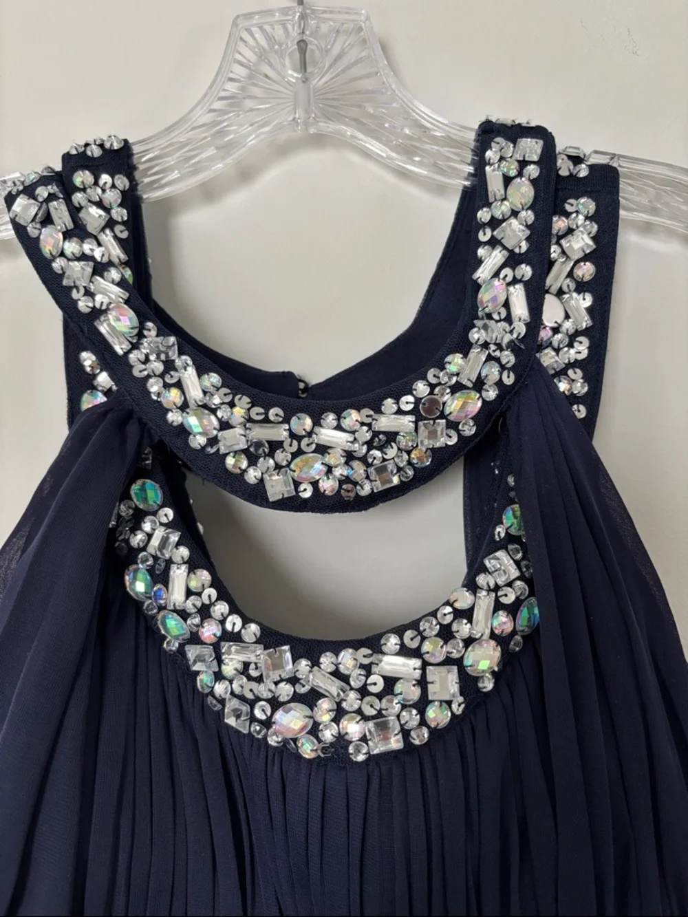 Trixxi Navy Prom Dress - Picture 2 of 7